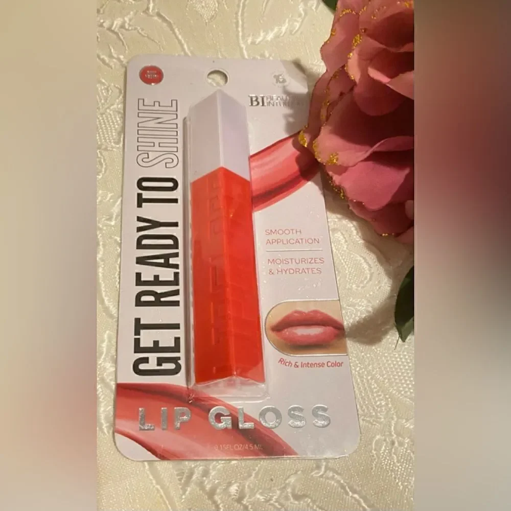 🛍️2 Beauty Intuition Natural Nude Get Ready To Shine & Pink Peony Lip 👄Gloss💄